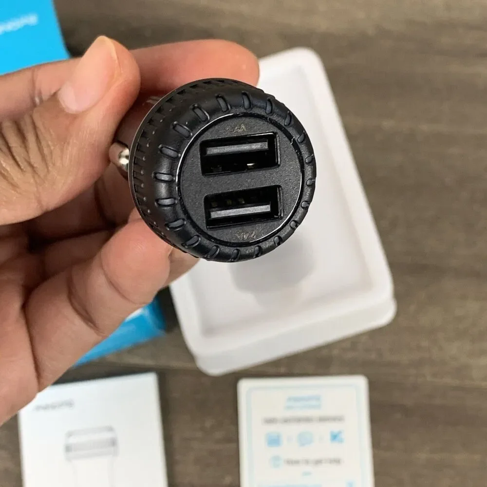 Car Charger, Smallest 4.8A All Metal USB Car Charger Fast Charge Adapter